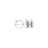 Sea-Dog Line SeaDog 401270 LED Flush Mount Round Courtesy Light with Stainless Cover | White Finish - 401270-1 - official Sea-Dog Line product image 2