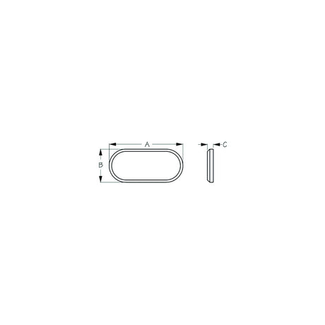 Sea-Dog Line Seadog LED Surface Mount Courtesy Edge Light, White - 401375-1