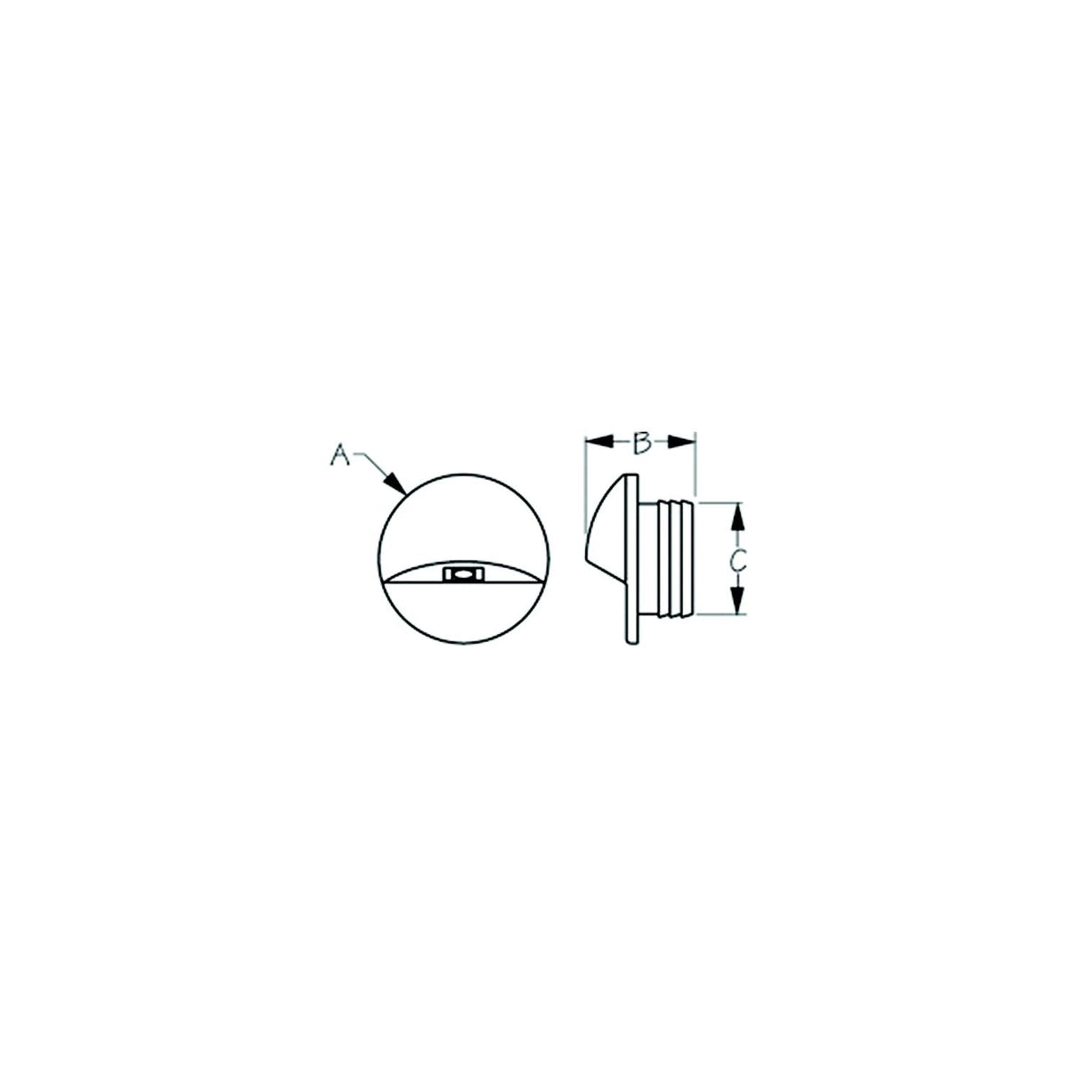 Sea-Dog Line Seadog 4014121 LED Alcor Courtesy Light, White - 4014121