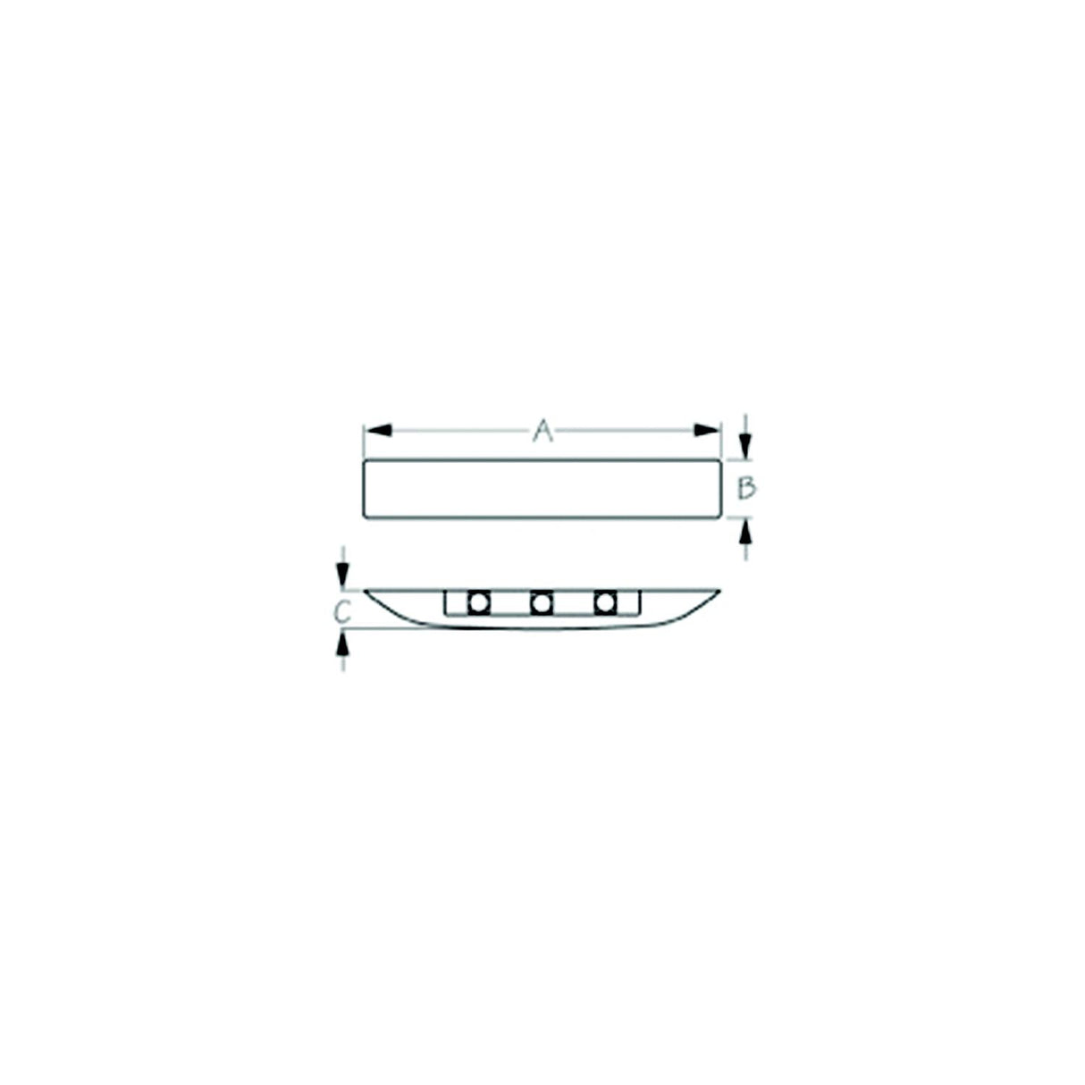 Sea-Dog Line Sea-Dog Deluxe LED Courtesy Light, Down Lighting, Blue - 401421-1
