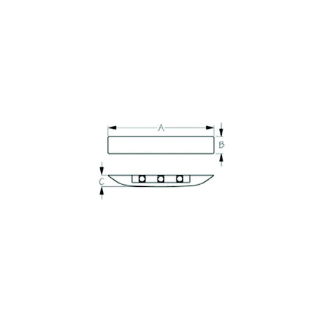 Sea-Dog Line Sea-Dog Deluxe LED Courtesy Light, Down Lighting, Blue - 401421-1