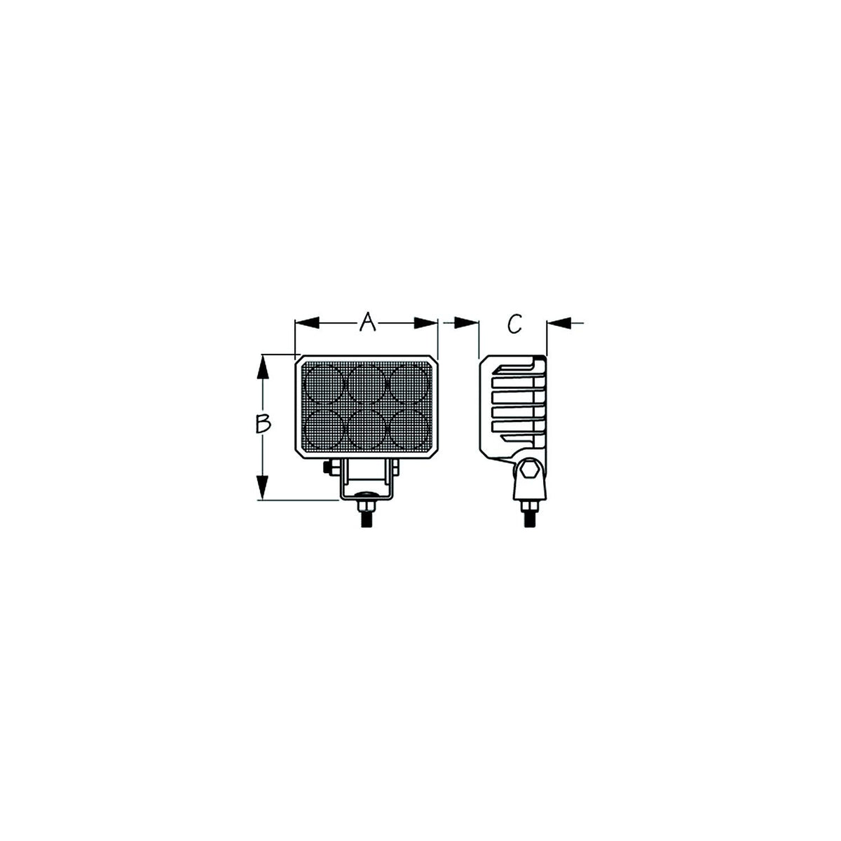 Sea-Dog LED Rectangular Flood Light - 1500 Lumens [405335-3] - official Sea-Dog Line product image 2