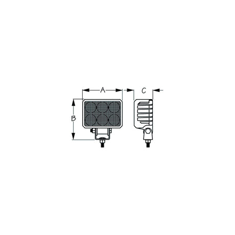 Sea-Dog LED Rectangular Flood Light - 1500 Lumens [405335-3] - official Sea-Dog Line product image 2