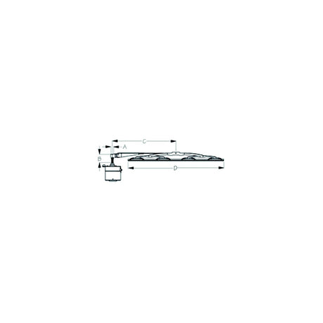 Sea-Dog Line SeaDog Standard Wiper 12V Motor Kit | Black Motor Finish | Includes Motor, 11" to 13" Arm & 11" Blade - 412428B-1 - official Sea-Dog Line product image 3