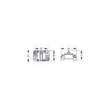 Sea-Dog 4208721 , Hi-Amp Surface Mount Resettable Circuit Breaker, 40 amps, A=2-7/8" B=1-7/8" C=1-3/4" D=2-3/16" E=1-1/16", 48 Volts - image 2