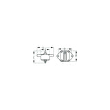 Sea-Dog 4208801 Hi-Amp Panel Mount Resettable Circuit Breaker 25A, 48 volts - image 2