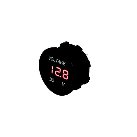 Sea-Dog Line SeaDog 421615 Round Digital 4 to 30 Voltage Meter - Injected Molded Nylon - 421615-1