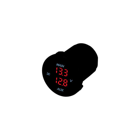 Sea-Dog Line Seadog Dual Round Voltmeter - 421616-1