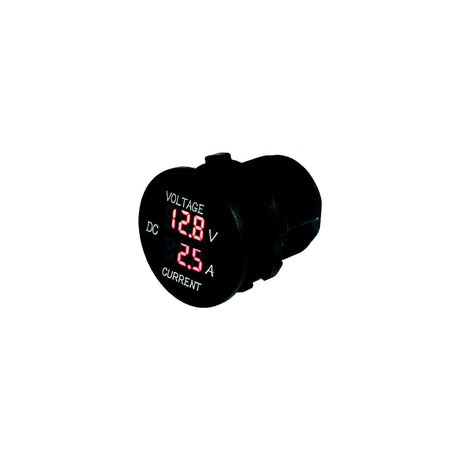 Sea-Dog Round Voltage Amp Meter - 6V-30V 0 Amp - 10 Amp Meter [421625-1] - official Sea-Dog Line product image 3
