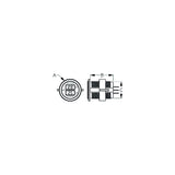 Sea-Dog Round Voltage Amp Meter - 6V-30V 0 Amp - 10 Amp Meter [421625-1] - official Sea-Dog Line product image 2