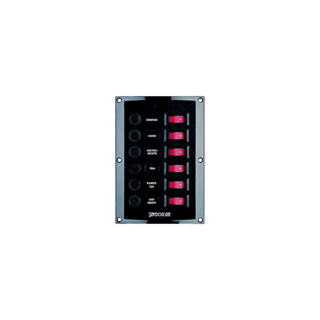 Sea-Dog Line Sea-Dog 4241101 6-Gang Vertical Rocker Switch Fuse Panel - 424110-1 - official Sea-Dog Line product image 3