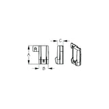 Sea-Dog 4253901 Water Resistant Clear Fuse Cover, A: 2-1/18" B: 9/16" C"3/8" - image 1