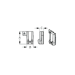 Sea-Dog 4253901 Water Resistant Clear Fuse Cover, A: 2-1/18" B: 9/16" C"3/8" - image 1
