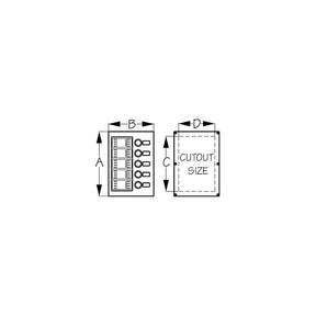 Sea-Dog Line NYLON CIRCUIT BREAKER PANEL - - 425800-1 - image 1