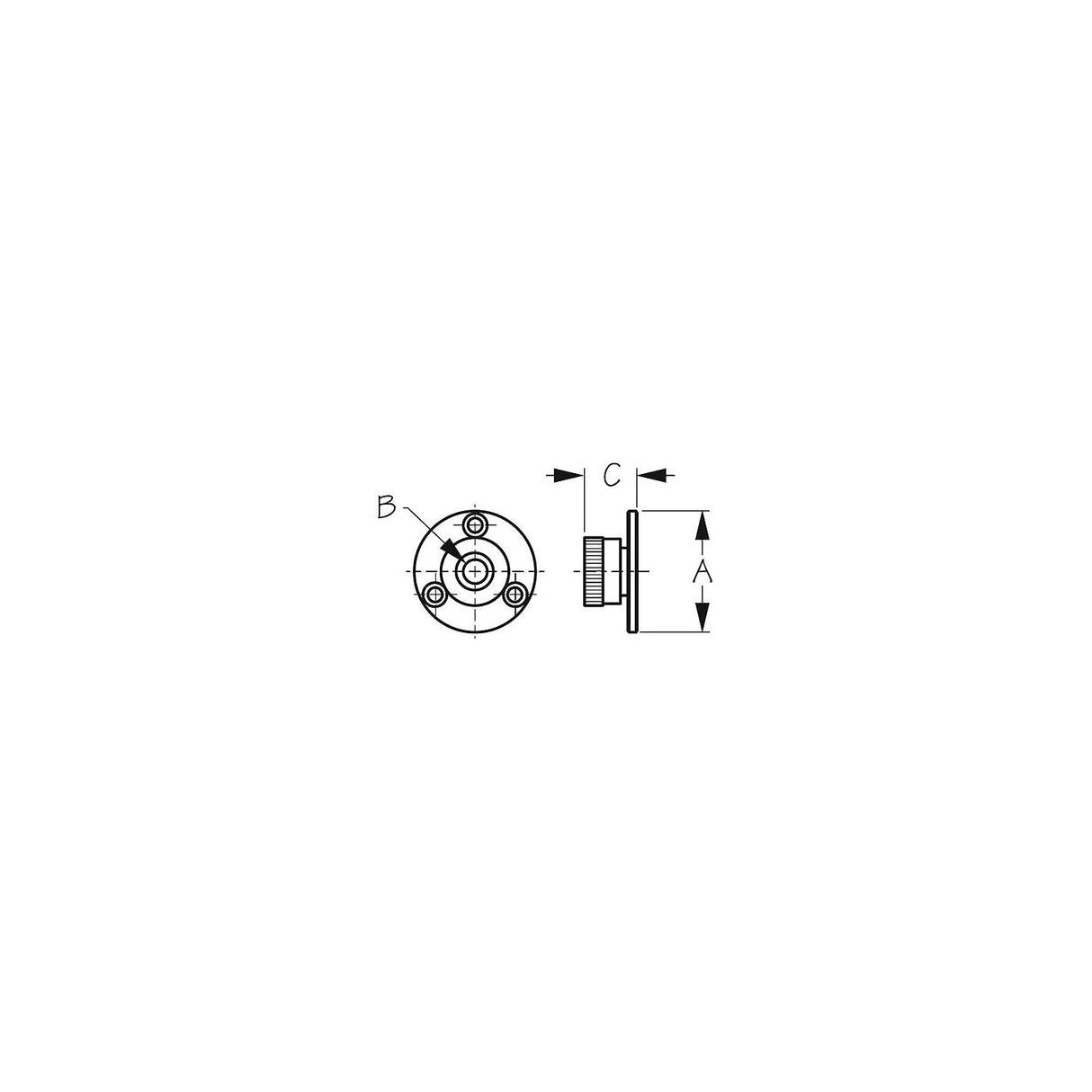 Sea-Dog Line Chrome Brass Cable Outlet, 1/4" - 426040-1 - official Sea-Dog Line product image 3