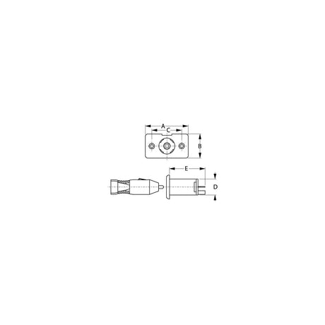 Sea-Dog Line Power Socket - 12 Volt (Socket - 426113-1