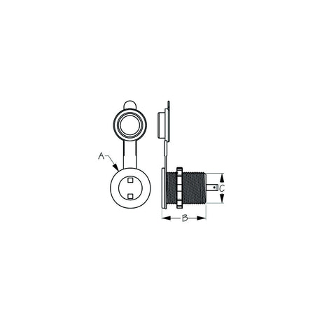 Sea-Dog Line Cobra LED Power Socket - 426127-1