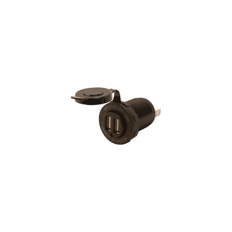 Sea-Dog Line Sea-Dog 426503 Double USB Power Socket w/o Light - 426503