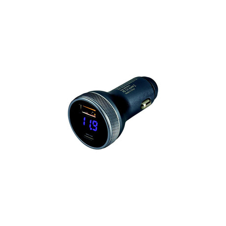 Sea-Dog Line Seadog XXX USB 3.0 & USB-C Power Plug w/Volt Meter - 426514-1