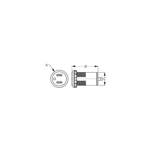 Sea-Dog Line Sea-Dog 4265221 Dual USB-C Power Socket - image 1