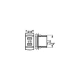 Sea-Dog Line Seadog 4265271 Double USB Rocker Switch Style Voltmeter w/Hidden Display - 426527-1 - official Sea-Dog Line product image 2
