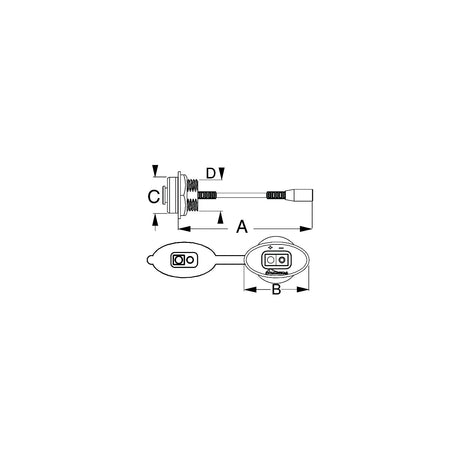 Sea-Dog Front Mount Power Socket [426950-1] - official Sea-Dog Line product image 4