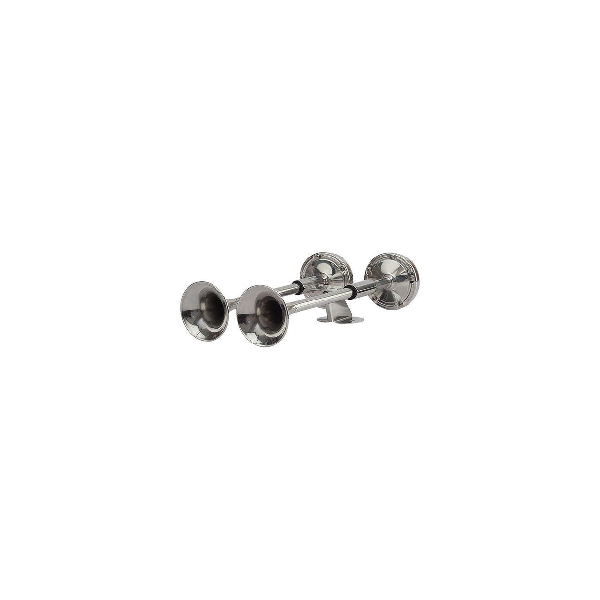 Sea-Dog Line SeaDog 431620 Compact 7 Amp 112 DB 12V Dual 16" Trumpet Horn | Stamped 304 Stainless - 431620-1