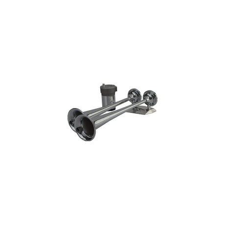Sea-Dog Line SeaDog 432520 Maxblast 20 Amp 121 DB 12V 11 PSI Dual 17" Trumpet Air Horn - Chrome Plated Brass - 432520-1