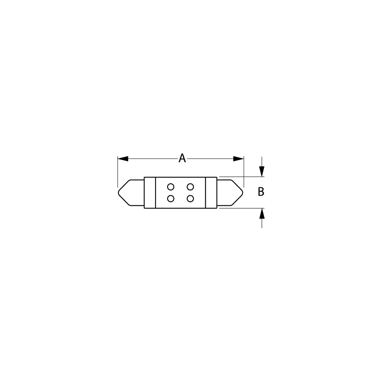 Sea-Dog Line 4 LED Festoon Bulb 1-1/2, 1/Cd - 442236-1 - image 2