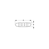 Sea-Dog Line 4 LED Festoon Bulb 1-1/2, 1/Cd - 442236-1 - image 2