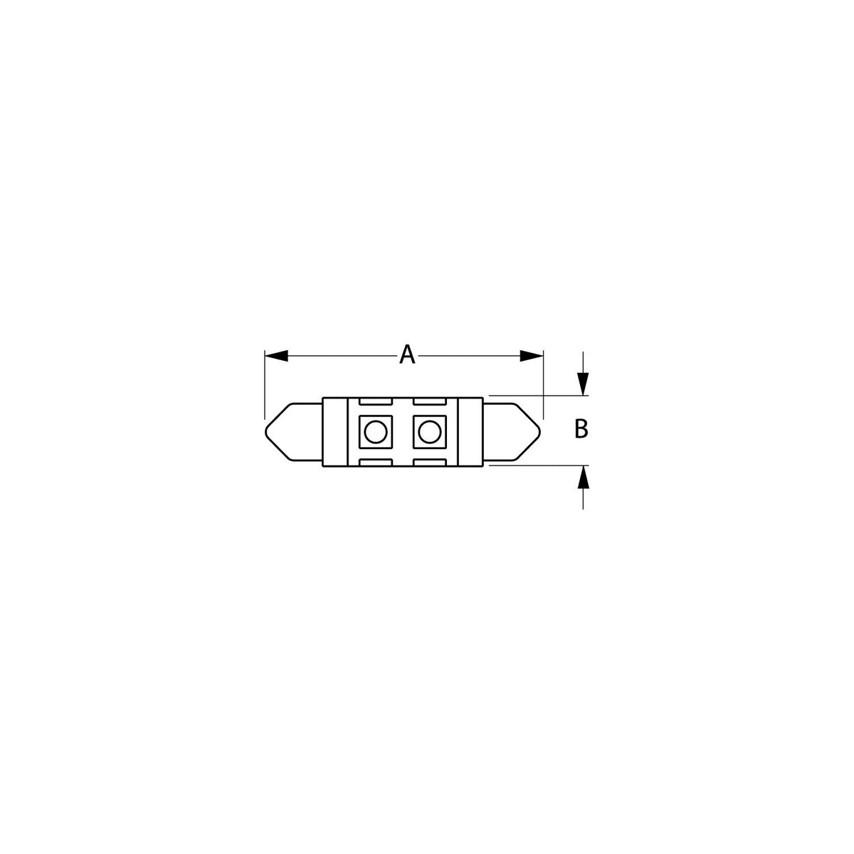 Sea-Dog All Around LED Festoon - Nickel Plated Brass [442431-1] - official Sea-Dog Line product image 2