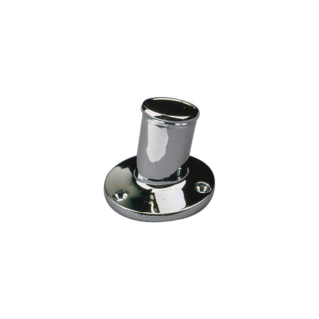 Sea-Dog Line Flagpole Socket, 3/4" Chrome Brass - 492211-1
