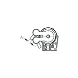 Sea-Dog Line 5170603 Galley Foot Pump, A: 1/2" Hose, #8 RH