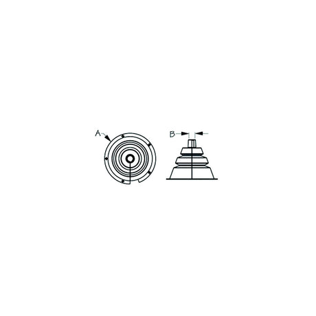 Sea-Dog Motor Well Boot - 3" Split [521663-1] - official Sea-Dog Line product image 3