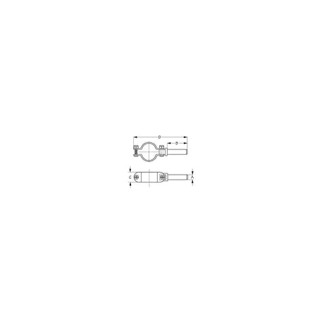 Sea-Dog Heavy-Duty Clamp-On Oarlock - Zinc Plated Steel [582070-1] - official Sea-Dog Line product image 3