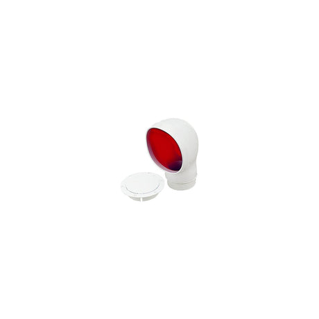 Sea-Dog Line SeaDog 7271353 PVC Standard Profile Cowl Vent & Snap On Deck Plate, White With Red Interior - 727135-3 - official Sea-Dog Line product image 2