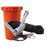 Scotty Anchor Kit - 1.5lbs Anchor & 50' Nylon Line - 797