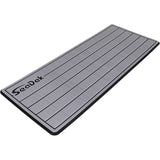 SeaDek 16 x 39" 20mm Dual Density Large Teak Helm Pad w/SeaDek Logo - Brushed Texture - Storm Gray/Black (406.4mm x 990.6mm x 20mm) [53601-80324] - official SeaDek product image 2