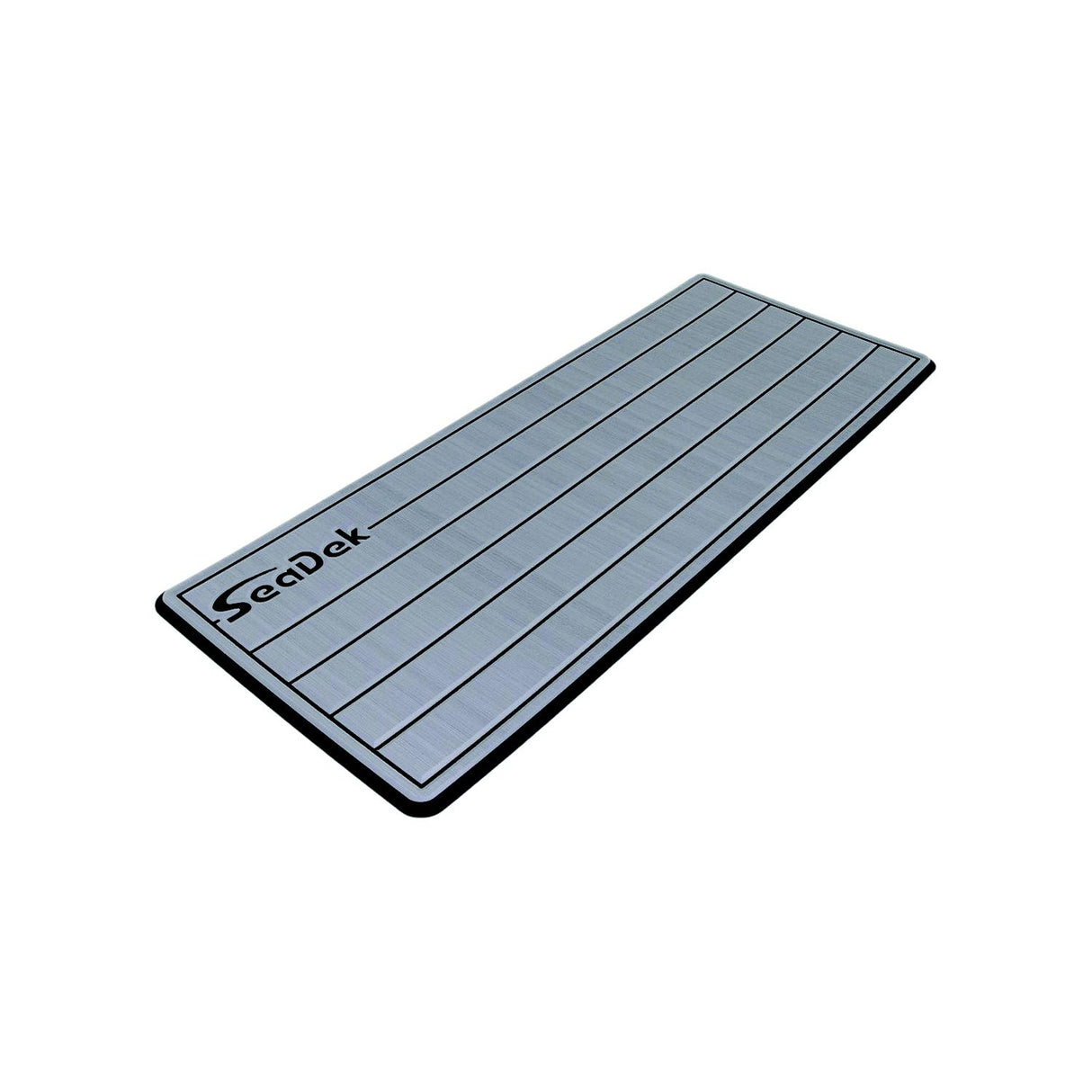 SeaDek 16 x 39" 20mm Dual Density Large Teak Helm Pad w/SeaDek Logo - Brushed Texture - Storm Gray/Black (406.4mm x 990.6mm x 20mm) [53601-80324] - official SeaDek product image 3