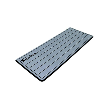 SeaDek 16 x 39" 20mm Dual Density Large Teak Helm Pad w/SeaDek Logo - Brushed Texture - Storm Gray/Black (406.4mm x 990.6mm x 20mm) [53601-80324] - official SeaDek product image 3