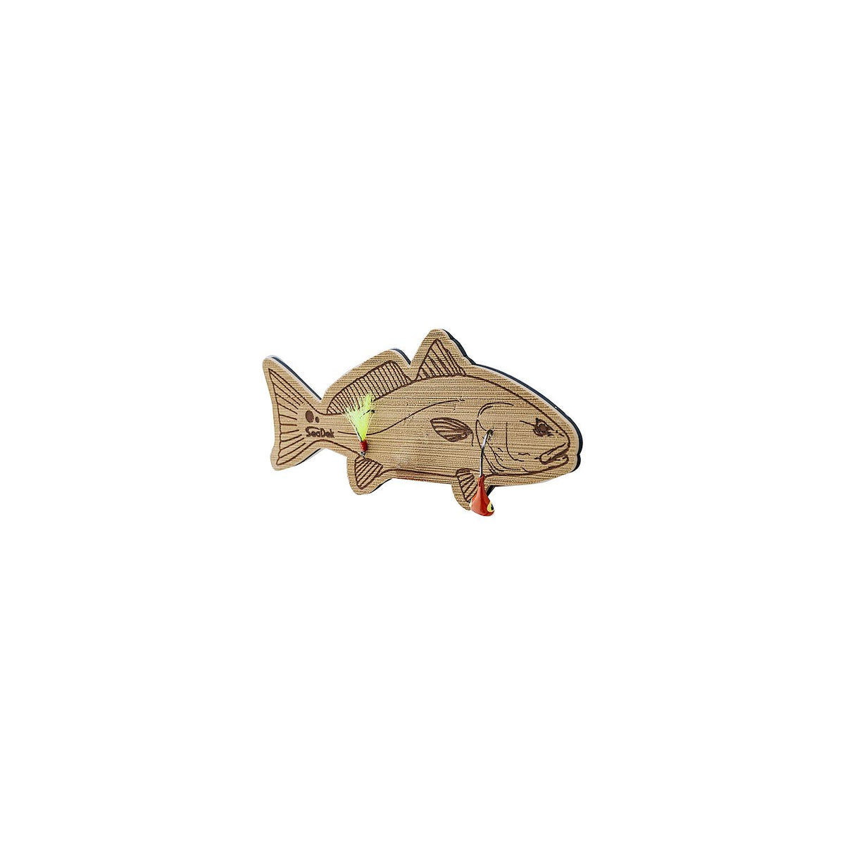 SeaDek 5360480092 Hook Pad, Redfish, Mocha - image 1