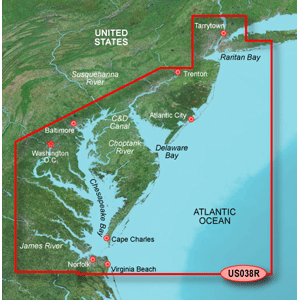 Garmin BlueChart&reg; g3 Vision&reg; HD - VUS038R - New York - Chesapeake - microSD&trade;/SD&trade; - 010-C1004-00