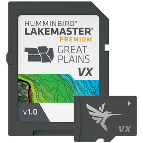 Humminbird LakeMaster Premium Digital GPS Maps (VX Technology) - Great Plains - 602003-1 - image 1