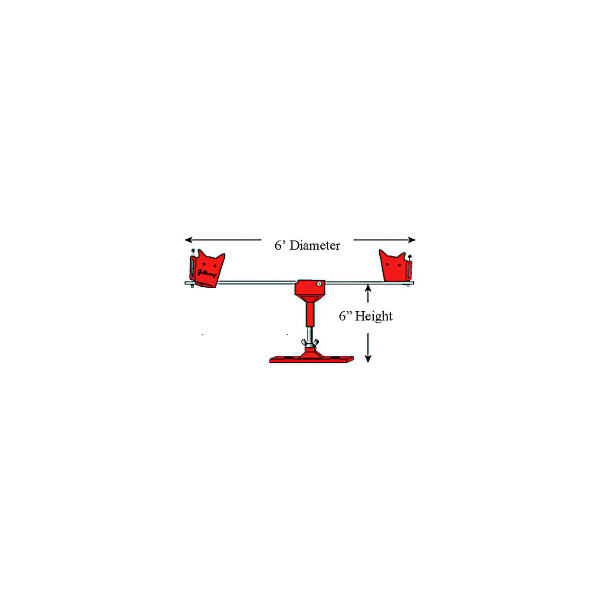 Gullsweep 6' Gullsweep System w/Deck Mount - GS-1 - image 2