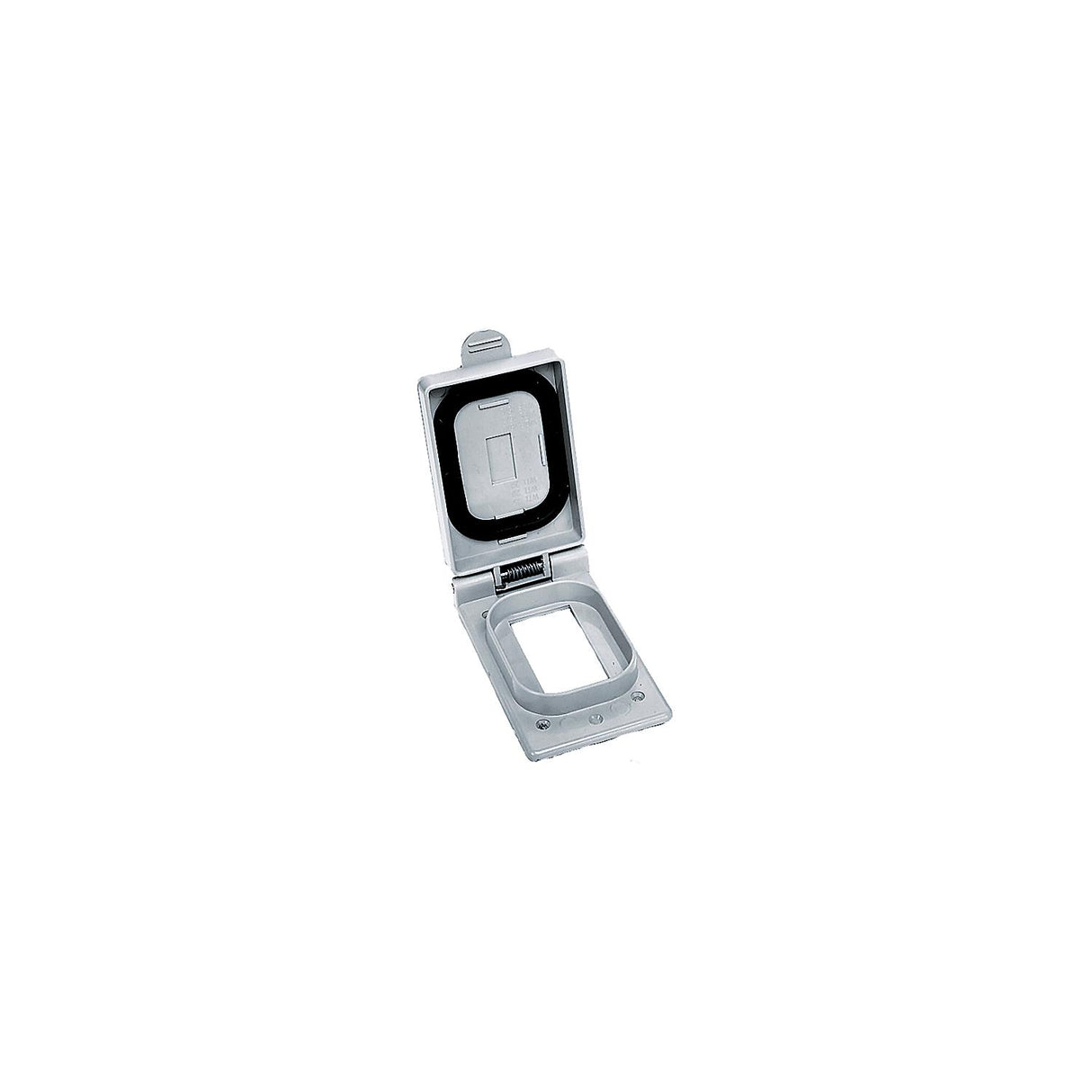 Hubbell CWP26CRW Weatherproof Plate For GFCI Receptacle, White - CWP26CRW