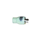Hubbell HBL31CM29 White 15A/20A 125V Straight Blade Female to 30A 125V Twist Lock Male Adapter - HBL31CM29 - official Hubbell product image 2