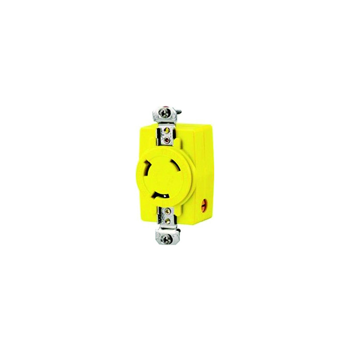 Hubbell HBL328DCR Yellow Electric Fishing Reel 30A 28VDC Receptacle - HBL328DCR