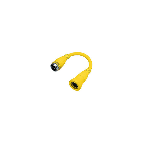 Hubbell HBL61CM72 Yellow Twist Lock Female to Twist Lock Male Adapter - HBL61CM72 - official Hubbell product image 3