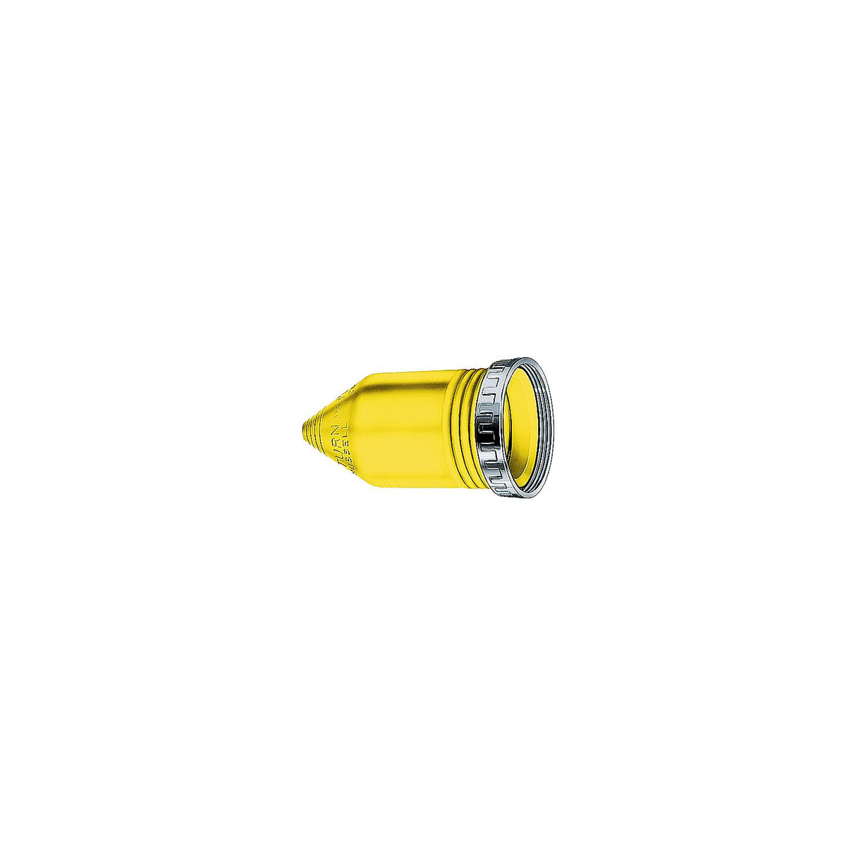 Hubbell HBL77CM15 Yellow Seal-Tite Cover & Stainless Steel Sealing Ring for Connector Body - HBL77CM15