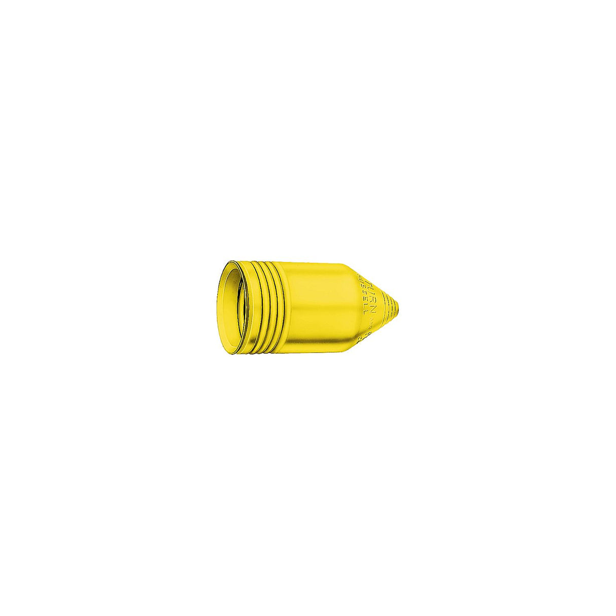 Hubbell HBL77CM16 Yellow Seal-Tite Cover for Weatherproofing 50A Plugs - HBL77CM16